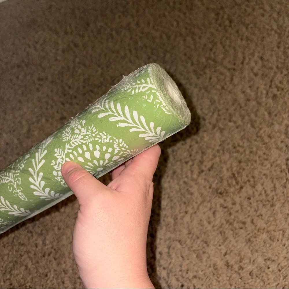 New Anthropologie Brunschwig & Fils Marindol Geometric Wallpaper Moss Green